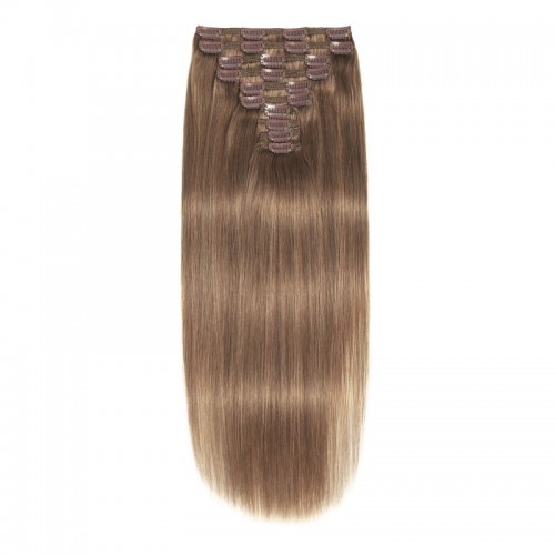 Clip In Hair Extensions Remy Hair #8 (100g)