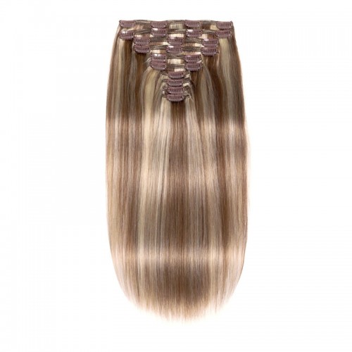 Clip In Hair Extensions Remy Hair Color #8P-22 (100g)