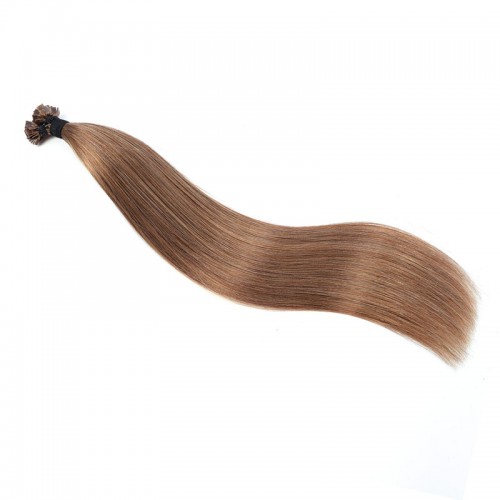 Flat Tip Hair Extensions Remy Hair Color #10 (100g)
