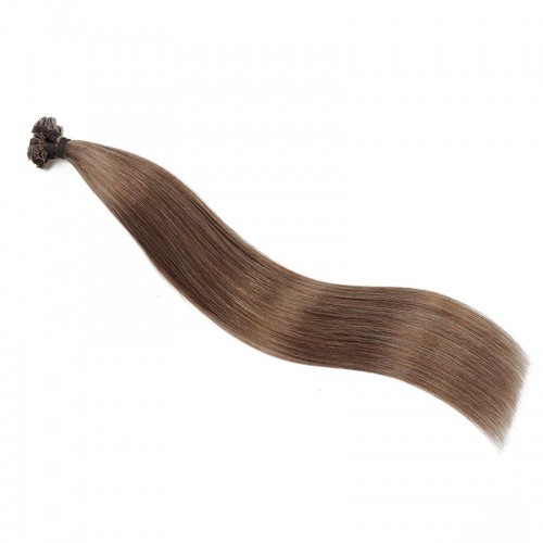 Flat Tip Hair Extensions Remy Hair Color #6 (100g)