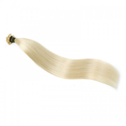 Flat Tip Hair Extensions Remy Hair Ash Blonde #60 (100g)