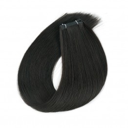 Genius Wefts Remy Hair Natural Black #1B (100g)