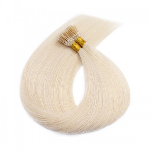 I Tip Hair Extensions Remy Hair Ash Blonde #60 (100g)
