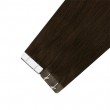 Tape In Hair Extensions Remy Hair Dark Brown #2 (40pcs/100g)