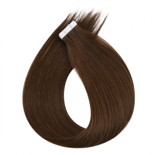 Tape In Hair Extensions Remy Hair Color #4 (40pcs/100g)