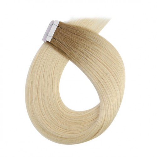 Tape In Hair Extensions Remy Hair Color #R12-T60 (40pcs/100g)