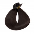 U/Nail Tip Hair Extensions Remy Hair Color #2 (100g)